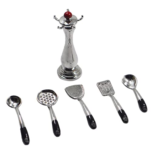 Beaupretty Miniatur Küchenzubehör Set Teilig Miniatur Suppenkelle Modellküche Puppenhaus Zubehör Spielzeugküche Deko für Miniaturküche und Puppenhaus Sammler von Beaupretty