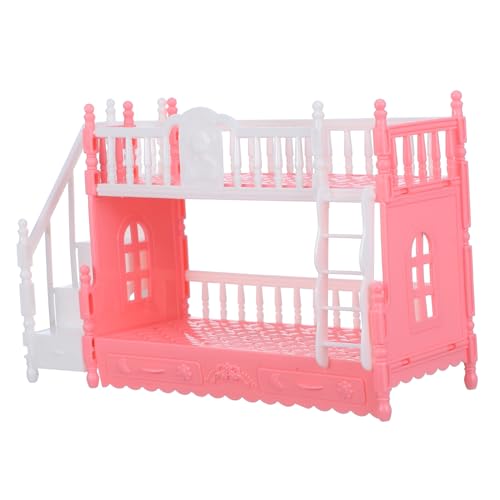Beaupretty Miniatur Puppenbett im Europäischen Stil Doppelstöckiges Bunk Bed für Puppenhaus Große Prinzessinnen Betten für Kreatives Zubehör und Dekoration Beaupretty Miniatur Puppenbett im Europäischen Stil Doppelstöckiges Bunk Bed für Puppenhaus Große Prinzessinnen Betten für Kreatives Zubehör und Dekoration von Beaupretty