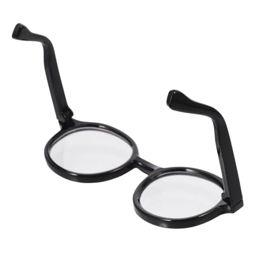 Beaupretty Miniatur Puppenbrille Rund Schwarz Rahmen Transparentes Eyewear für Baumwollpuppen Modisches Puppenzubehör für Dollhouse Dekoration und Kreativgestaltung Beaupretty Miniatur Puppenbrille Rund Schwarz Rahmen Transparentes Eyewear für Baumwollpuppen Modisches Puppenzubehör für Dollhouse Dekoration und Kreativgestaltung von Beaupretty