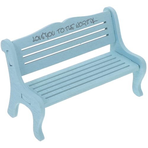 Beaupretty Miniatur Puppenhaus Bank aus Holz Mini Bank für Puppenmöbel Dekoration für Wohnzimmer Schlafzimmer Kinderzimmer Leichtes Sicheres Miniaturmöbel für Kreatives und Geschenkidee von Beaupretty