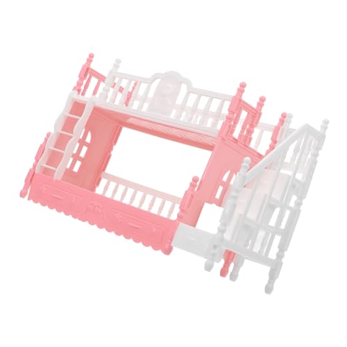 Beaupretty Miniatur Puppenhaus Doppelstockbett Modell mit Leiter Mini Schlafzimmer Möbel für Puppen Realistisches Mini Haus für Puppenhaus Schlafzimmer Layout Beaupretty Miniatur Puppenhaus Doppelstockbett Modell mit Leiter Mini Schlafzimmer Möbel für Puppen Realistisches Mini Haus für Puppenhaus Schlafzimmer Layout von Beaupretty