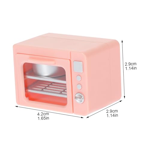 Beaupretty Miniatur Puppenhaus Ofen Küchenzubehör Kompakt Robust Detailgetreu PP Modell für Puppenstube Realistische Miniaturküche Spielset von Beaupretty