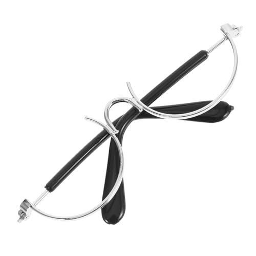 Beaupretty Miniatur Puppenhaus Zubehör Metallrahmen Rand Sonnenbrille für Puppen Vintage Stil Cosplay Party Accessoire für Minipuppen Dekoration von Beaupretty