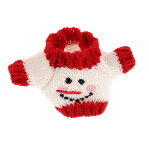 Beaupretty Miniatur Puppenpullover aus Plüsch Weicher Pullover für Puppen Handgefertigte Puppenkleidung Langlebiges Accessoire für Puppen Spiel und Geschenkideen von Beaupretty