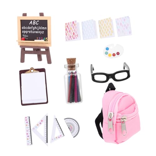 Beaupretty Miniatur Rucksack Set für Puppenhaus Kreative Lernspielzeuge und Dekoration Teiliges Set aus Mini Schreibwaren für Rollenspiele Sicher und Langlebig für Miniaturwelten Beaupretty Miniatur Rucksack Set für Puppenhaus Kreative Lernspielzeuge und Dekoration Teiliges Set aus Mini Schreibwaren für Rollenspiele Sicher und Langlebig für Miniaturwelten von Beaupretty