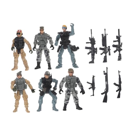 Beaupretty Miniatur Soldatenfiguren Teilig Detaillierte Militärmodelle für Kompakte Dekorationen Sichere Farben als und Sammlerstücke für Zuhause und Party von Beaupretty
