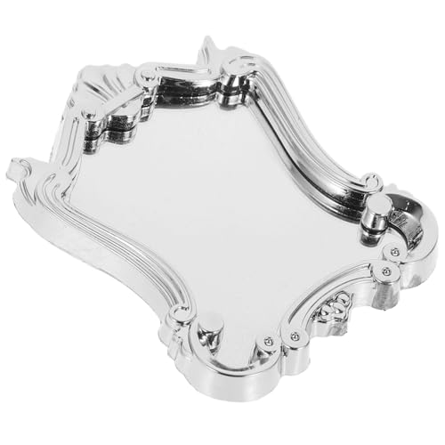 Beaupretty Miniatur Spiegel für Puppenhaus Zubehör Vintage Stil Wandspiegel Dekorativer Accessoire für Fantasievolles Spiel für Badezimmermöbel im Puppenhaus von Beaupretty