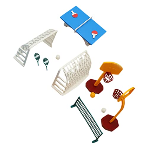 Beaupretty Miniatur Sport Set für Puppenhaus Stabiles Modell Basketballkorb und Tischtennis Kindersicheres für Puppenhaus für Party und Gartendekoration Beaupretty Miniatur Sport Set für Puppenhaus Stabiles Modell Basketballkorb und Tischtennis Kindersicheres für Puppenhaus für Party und Gartendekoration von Beaupretty