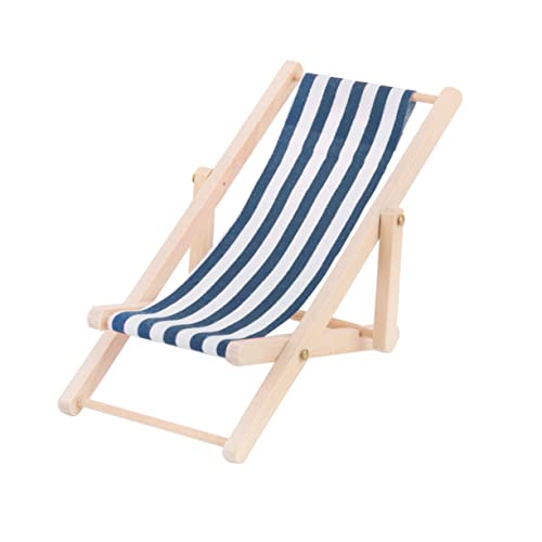 Beaupretty Miniatur Strandliegestuhl Blau Gestreift Holz Mini Stuhl Spielhaus Zubehör für Dekorativer Klappstuhl für DIY Puppenhaus Leichtes Outdoor Ornament Fördert Fantasie und Spielspaß Beaupretty Miniatur Strandliegestuhl Blau Gestreift Holz Mini Stuhl Spielhaus Zubehör für Dekorativer Klappstuhl für DIY Puppenhaus Leichtes Outdoor Ornament Fördert Fantasie und Spielspaß von Beaupretty