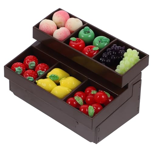 Beaupretty Miniatur Supermarkt Regal mit Mini Obst und Gemüse Detailreiches Miniatur Warenregal für Puppenhaus Dekoration Leichtes Mini Szene Modell als Foto Requisite und Sammelobjekt Beaupretty Miniatur Supermarkt Regal mit Mini Obst und Gemüse Detailreiches Miniatur Warenregal für Puppenhaus Dekoration Leichtes Mini Szene Modell als Foto Requisite und Sammelobjekt von Beaupretty