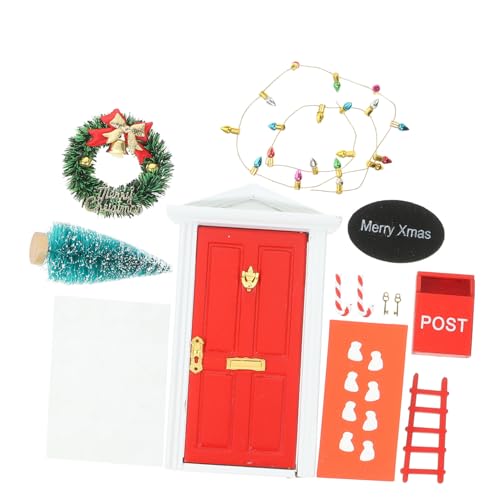 Beaupretty Miniatur Weihnachts Dekorationsset Teilig aus Robustes Miniatur Puppenhaus Türkranz Ornament Kreative Mini Figuren für Festliche Raumdekoration und Fotorequisiten Beaupretty Miniatur Weihnachts Dekorationsset Teilig aus Robustes Miniatur Puppenhaus Türkranz Ornament Kreative Mini Figuren für Festliche Raumdekoration und Fotorequisiten von Beaupretty