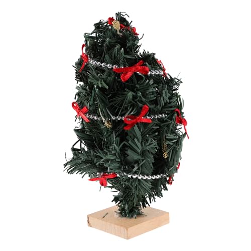 Beaupretty Miniatur Weihnachtsdeko Festliche Szene Stabil Stehend für Schreibtisch Regal von Beaupretty