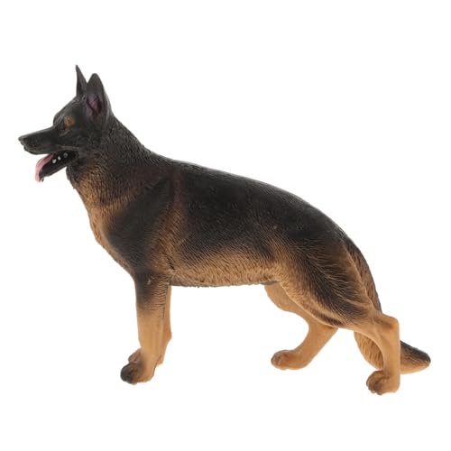 Beaupretty Miniature Schäferhund Figurine Realistisches Modellspielzeug für Detailreiche Dekoration für Zuhause Lernspielzeug über Tiere für Regal und Schreibtischdekoration von Beaupretty