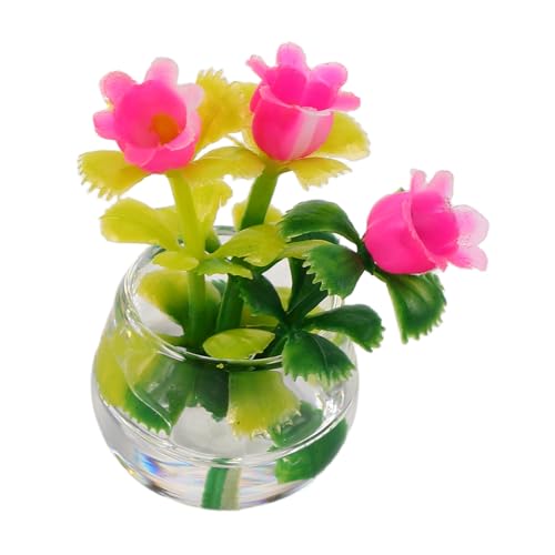 Beaupretty Miniaturglasvase mit Künstlichen Blumen Puppenhaus Deko Pflanze Bruchsicheres Vielseitige Miniatur Tisch und Dekoration für Festivals Beaupretty Miniaturglasvase mit Künstlichen Blumen Puppenhaus Deko Pflanze Bruchsicheres Vielseitige Miniatur Tisch und Dekoration für Festivals von Beaupretty