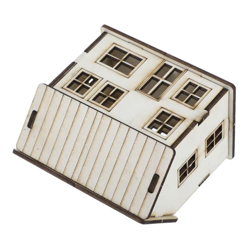 Beaupretty Miniaturhausbausatz Holzhaus Beige Detailliertes Holzmodell für Weihnachtsdekoration Sandtisch Mikrohaus Bastelset für Erwachsene und Kreative Dekoration für Innenräume Beaupretty Miniaturhausbausatz Holzhaus Beige Detailliertes Holzmodell für Weihnachtsdekoration Sandtisch Mikrohaus Bastelset für Erwachsene und Kreative Dekoration für Innenräume von Beaupretty