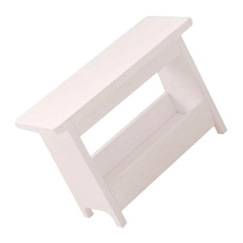 Beaupretty Miniaturhocker Modell aus Holz Exzellentes Mini Haus Accessoire mit Glatter Oberfläche für Puppenmöbel und DIY Projekte Dekorativ und Lebensecht von Beaupretty