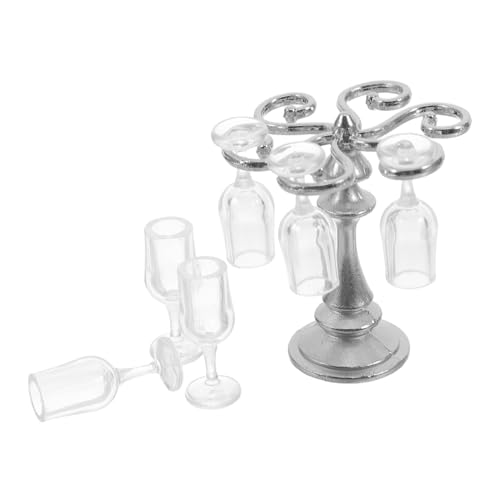 Beaupretty Miniaturisiertes Weinregal für Puppenhaus Realistischer Flaschen Organizer mit Gläsern Dekoration für Mikrolandschaften und Esstische Fördert Kreatives Spiel und Rollenspiele Beaupretty Miniaturisiertes Weinregal für Puppenhaus Realistischer Flaschen Organizer mit Gläsern Dekoration für Mikrolandschaften und Esstische Fördert Kreatives Spiel und Rollenspiele von Beaupretty