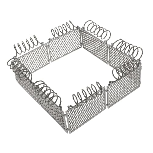 Beaupretty Miniaturzaun Set für DIY Spielzeugzubehör Flexibles Einfach zu Installierendes Zaunmodell für Szenengestaltung Militärische und Kreative Projekte von Beaupretty
