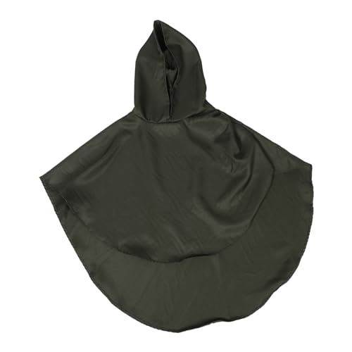 Beaupretty Mittelalterlicher Kapuzenkap Kapuzenmantel Mittelalterliche Umhangfrauen Zauberer Umhang Hexenkostümumhang Umhangkostüm Mittelalterlicher Kostümumhang Olive Green Polyester von Beaupretty