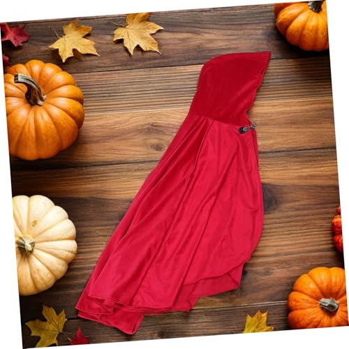 Beaupretty Mittelalterlicher Kapuzenumhang aus Hochwertigem Spandex Renaissance Design Unisex Vielseitig für Halloween Cosplay Bühnenauftritte und Outdoor Partys Weicher Langlebiger Umhang von Beaupretty