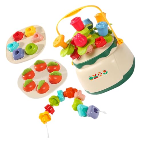 Beaupretty Montessori Ab Jahre Buntes Steckperlen zur Feinmotorik Konzentration und Formenerkennung Lernspielzeug Langlebig und Sicher von Beaupretty