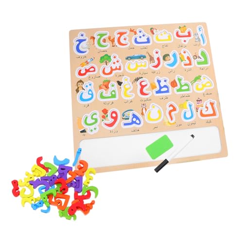 Beaupretty Montessori Holz Arabisches Alphabet Puzzle Großes Lernspielzeug mit Buchstaben und Bildtafel Farbenfrohes Pädagogisches Spiel für Kleinkinder zur Sprachentwicklung und Beaupretty Montessori Holz Arabisches Alphabet Puzzle Großes Lernspielzeug mit Buchstaben und Bildtafel Farbenfrohes Pädagogisches Spiel für Kleinkinder zur Sprachentwicklung und von Beaupretty