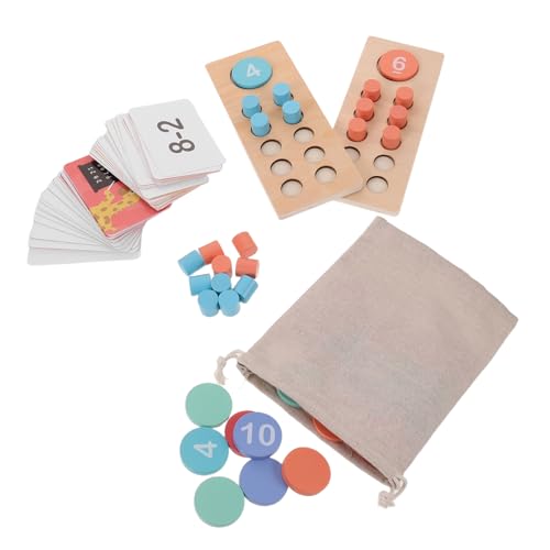 Beaupretty Montessori-rechenspielzeug Holzzählrahmen Und Bunten Perlen Mathematik-lernspielzeug Für Addition Und Subtraktion Geeignet Für Vorschulaktivitäten Und Heimunterricht Beaupretty Montessori-rechenspielzeug Holzzählrahmen Und Bunten Perlen Mathematik-lernspielzeug Für Addition Und Subtraktion Geeignet Für Vorschulaktivitäten Und Heimunterricht von Beaupretty