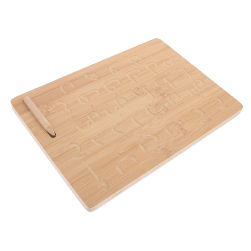 Beaupretty Montessori Holz Übungsbrett mit Rillen Lernspielzeug für Vorschulkinder Buchstaben Nachspuren Schreibtafel für Frühe Alphabet Schreibpraxis Sicheres Pädagogisches Holzspielzeug Beaupretty Montessori Holz Übungsbrett mit Rillen Lernspielzeug für Vorschulkinder Buchstaben Nachspuren Schreibtafel für Frühe Alphabet Schreibpraxis Sicheres Pädagogisches Holzspielzeug von Beaupretty