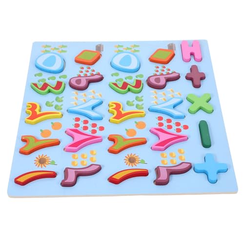 Beaupretty Montessori Holzpuzzle Arabische Zahlen Lernspielzeug für Pädagogisches Erkennungs und Zuordnungsspiel Vorschule Zuhause Kindergarten von Beaupretty