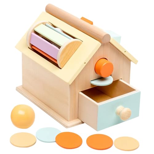 Beaupretty Montessori Holzspielzeug Jahre Wurfspiel und Münzbox Pädagogisches Babyspielzeug zur Feinmotorik Kreativität Hand Auge Koordination Robust und Beaupretty Montessori Holzspielzeug Jahre Wurfspiel und Münzbox Pädagogisches Babyspielzeug zur Feinmotorik Kreativität Hand Auge Koordination Robust und von Beaupretty