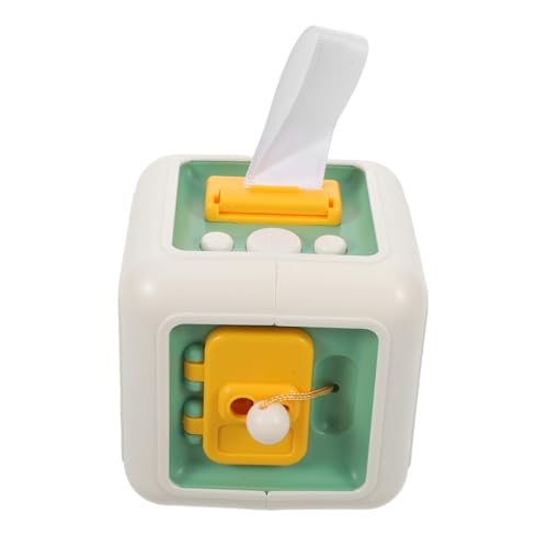 Beaupretty Montessori Lernspielzeug Busy Cube für Kleinkinder Fördert Räumliches Denken und Feinmotorik Montessori Frühpädagogik Activity Cube für Kindergeburtstag von Beaupretty