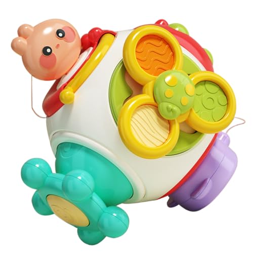 Beaupretty Montessori Rassel Hand Greifball Motorikspielzeug Frühförderung Lernspielzeug für Junge Mädchen Sicher Frei Fördert Feinmotorik und Kognitive Entwicklung von Beaupretty