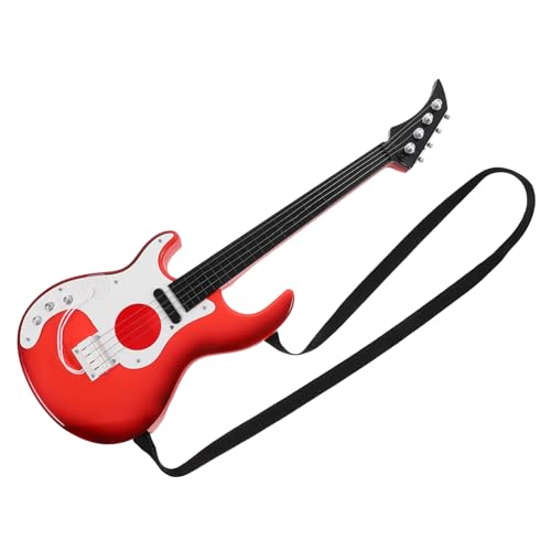 Beaupretty Musikalisches für Simulation Gitarre mit Einstellbaren Saiten für Frühe Musikalische Bildung Fördert Rhythmus und Kreativität Braun von Beaupretty
