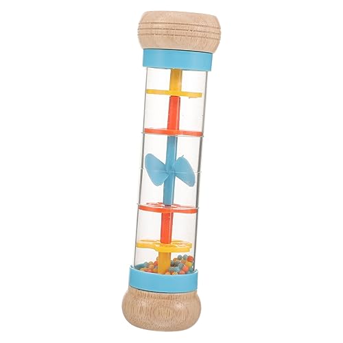 Beaupretty Musikinstrument Regenstick aus Holz Kleines Kognitives Lernspielzeug für Musikalische Früherziehung Sensorisches Klangspielzeug Wahrnehmung Tragbar und Sicher von Beaupretty