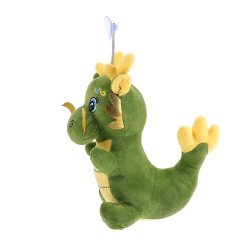 Beaupretty Neujahrs-Drachen Kuscheltier mit Saugnapf Hängedekoration Glücksbringer für Familie Festliche Deko Chinesisches Jahr des Drachen Stofftier von Beaupretty