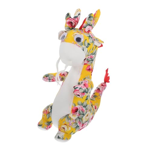 Beaupretty Neujahrs-drachen Kuscheltier Plüschfigur Chinesisches Jahr Dekoration Festliche Geschenkidee Weiches Stofftier für Zuhause Party Auto Geschenk für Freunde und Familie von Beaupretty