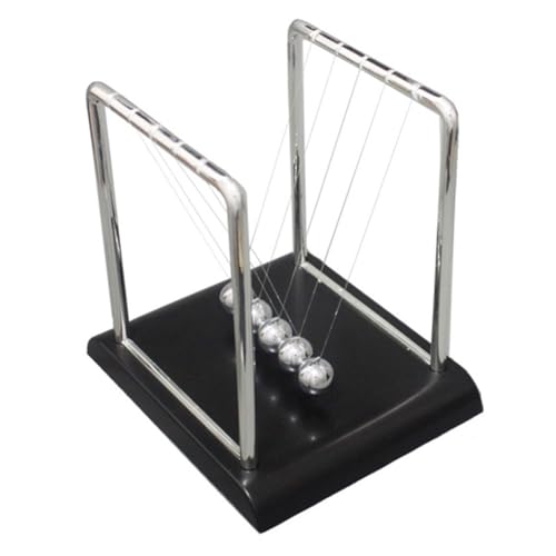Beaupretty Newton Balance Ball Deko aus Metall Chic Schreibtischspielzeug für Stressabbau und Heimdekoration als für Freunde und Familie Wissenschaftliche Lernhilfe für Physik und von Beaupretty