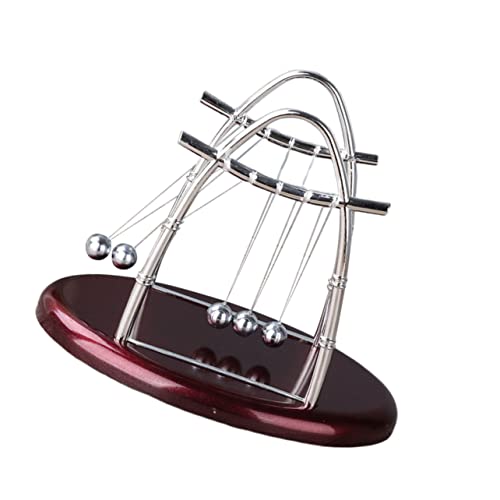 Beaupretty Newton Pendelspielzeug Kleines Schreibtisch Dekorationsspiel für Physik Experiment zur Verbesserung von Geschicklichkeit und Vorstellungskraft für Büro und Zuhause Beaupretty Newton Pendelspielzeug Kleines Schreibtisch Dekorationsspiel für Physik Experiment zur Verbesserung von Geschicklichkeit und Vorstellungskraft für Büro und Zuhause von Beaupretty