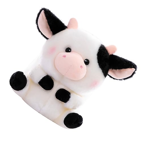 Beaupretty Niedliches Kuh Plüschtier Kuscheliges Weiches Stofftier mit Baumwollfüllung Cartoon Design Vielseitiges Kuscheltier und Dekoration für Erwachsene von Beaupretty