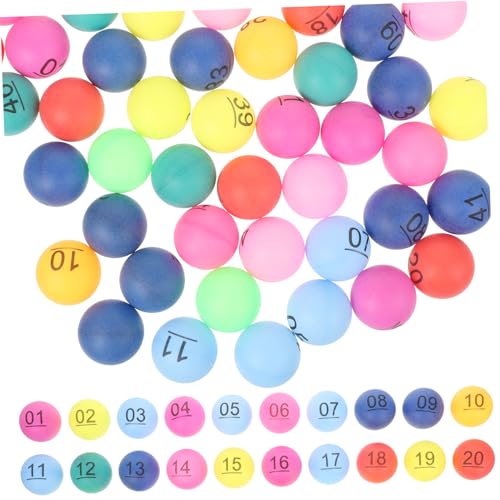 Beaupretty Nummerierte Raffle und Partyspiel Kunststoffbälle Wiederverwendbare Leichte Spielbälle für und Unterhaltung bei Feiern Beaupretty Nummerierte Raffle und Partyspiel Kunststoffbälle Wiederverwendbare Leichte Spielbälle für und Unterhaltung bei Feiern von Beaupretty