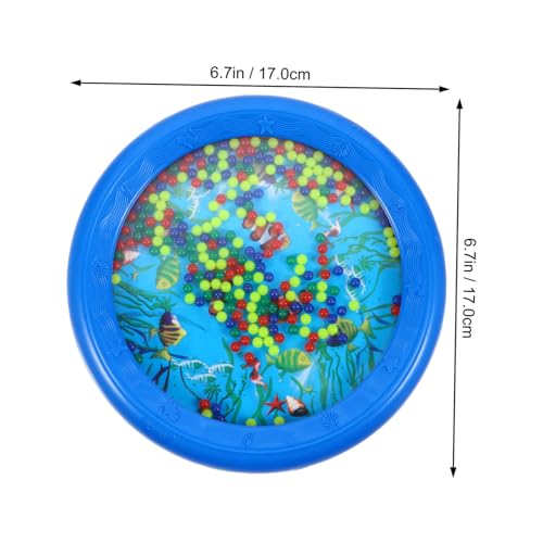 Beaupretty Ocean Drum Musikinstrument mit Wellenperlen Pädagogisches Kindertrommelspielzeug Hand Auge koordination und Feinmotorik Kompakt und Tragbar für Kindergarten und Geburtstagsfeiern von Beaupretty