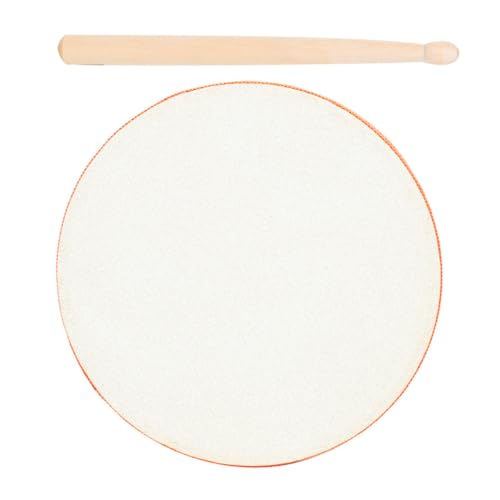 Beaupretty Orff Handtrommel aus Holz mit Doppelseitigem Schaffell Pädagogisches Musikspielzeug für Fördert Konzentration und Motorische Fähigkeiten Mit Schlägel Natürliche Holzfarbe Beaupretty Orff Handtrommel aus Holz mit Doppelseitigem Schaffell Pädagogisches Musikspielzeug für Fördert Konzentration und Motorische Fähigkeiten Mit Schlägel Natürliche Holzfarbe von Beaupretty