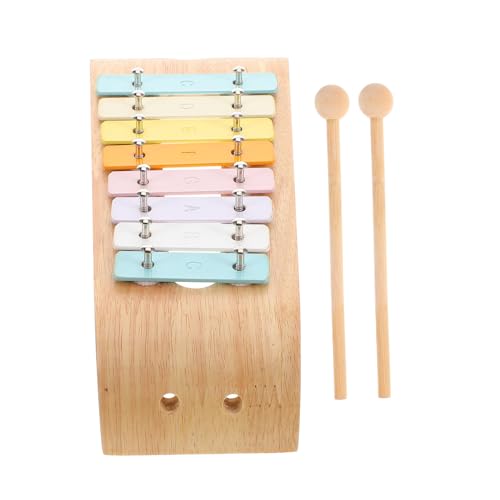 Beaupretty Orff Instrument Töne Xylophon aus Aluminiumlegierung und Holz für Musikspielzeug Montessori Percussion Instrument für Vorschule und Musikunterricht von Beaupretty