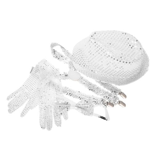 Beaupretty Paillettenhut für Partys Silberne Mütze mit Glitzer Fäustlingen für Hochzeiten Geburtstagsfeiern Nachtclubs Leichter Bequemer Party Accessoire Beaupretty Paillettenhut für Partys Silberne Mütze mit Glitzer Fäustlingen für Hochzeiten Geburtstagsfeiern Nachtclubs Leichter Bequemer Party Accessoire von Beaupretty