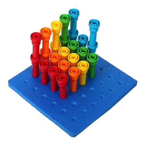 Beaupretty Pegboard mit Pilzstiften Teiliges zur Feinmotorikförderung Farben Sortieren und Zählen Montessori Motorikspielzeug für Kleinkinder Ab Jahr zur Frühkindlichen Entwicklung Beaupretty Pegboard mit Pilzstiften Teiliges zur Feinmotorikförderung Farben Sortieren und Zählen Montessori Motorikspielzeug für Kleinkinder Ab Jahr zur Frühkindlichen Entwicklung von Beaupretty