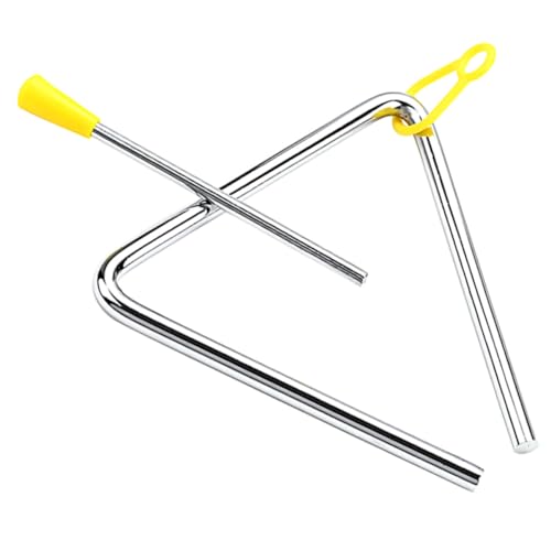 Beaupretty Percussion Instrument Triangel aus Präziser Klang Kinderfreundliches Musikspielzeug Praktisches Übungsdreieck für Musikunterricht Leicht Tragbar und Sicher für Anfänger Beaupretty Percussion Instrument Triangel aus Präziser Klang Kinderfreundliches Musikspielzeug Praktisches Übungsdreieck für Musikunterricht Leicht Tragbar und Sicher für Anfänger von Beaupretty