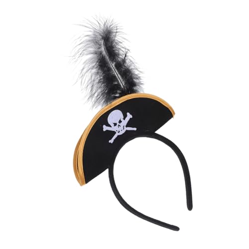 Beaupretty Piraten Kopfschmuck Stirnband mit Kapitänsmütze Halloween Karneval Kostüm Zubehör für Erwachsene Party Verkleidung Role Play Beaupretty Piraten Kopfschmuck Stirnband mit Kapitänsmütze Halloween Karneval Kostüm Zubehör für Erwachsene Party Verkleidung Role Play von Beaupretty