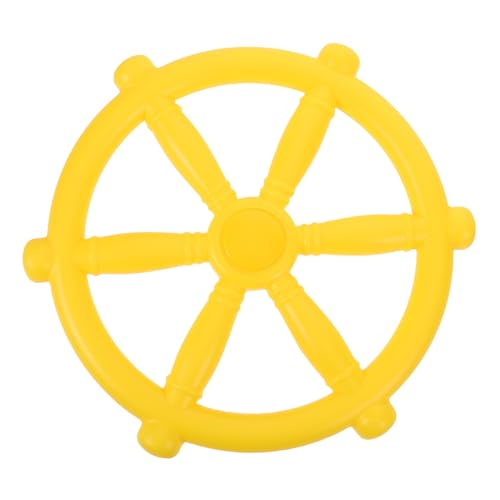 Beaupretty Piratenschiff Lenkrad Kunststoff Gelb Wetterfestes Outdoor Spielhaus Zubehör Robustes Steuerungsrad für Schaukelsets im Garten Beaupretty Piratenschiff Lenkrad Kunststoff Gelb Wetterfestes Outdoor Spielhaus Zubehör Robustes Steuerungsrad für Schaukelsets im Garten von Beaupretty