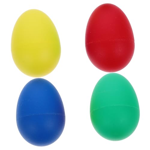 Beaupretty Plastik Percussion Musikeier Maracas Zufälligen Farben für Rhythmusarbeit Musikunterricht Mitgebsel für Partys Zufällige Farbe Zufällige Farbe von Beaupretty