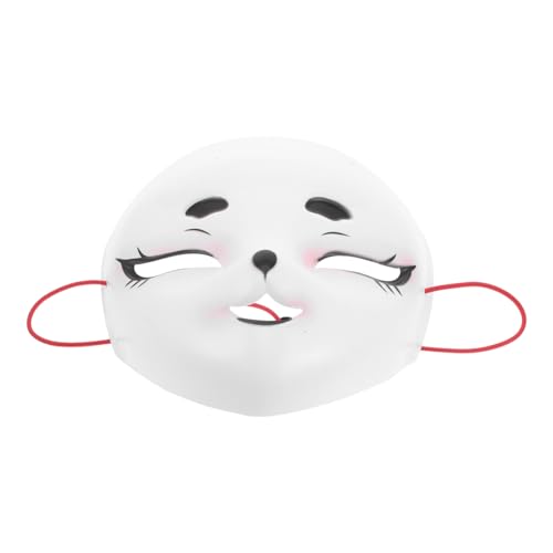Beaupretty Plastikkleidmaske Augenmaske Abschlussball Maskenball Maske Halloween Kostüme Masken DIY Karnevalsmasken Masken Kostüm Gesichtsmaske Für Mädchen Valentinstagsmaske Weiß von Beaupretty